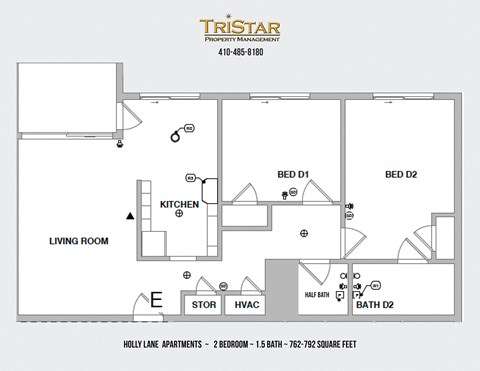 a floor plan of the guesthouse