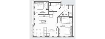 a floor plan of a bedroom house