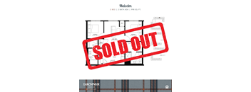 a sold out sign in front of a house sold out