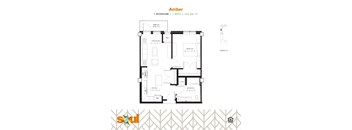 the floor plan of the apartment