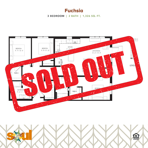 a red sold out sign with a sold out text