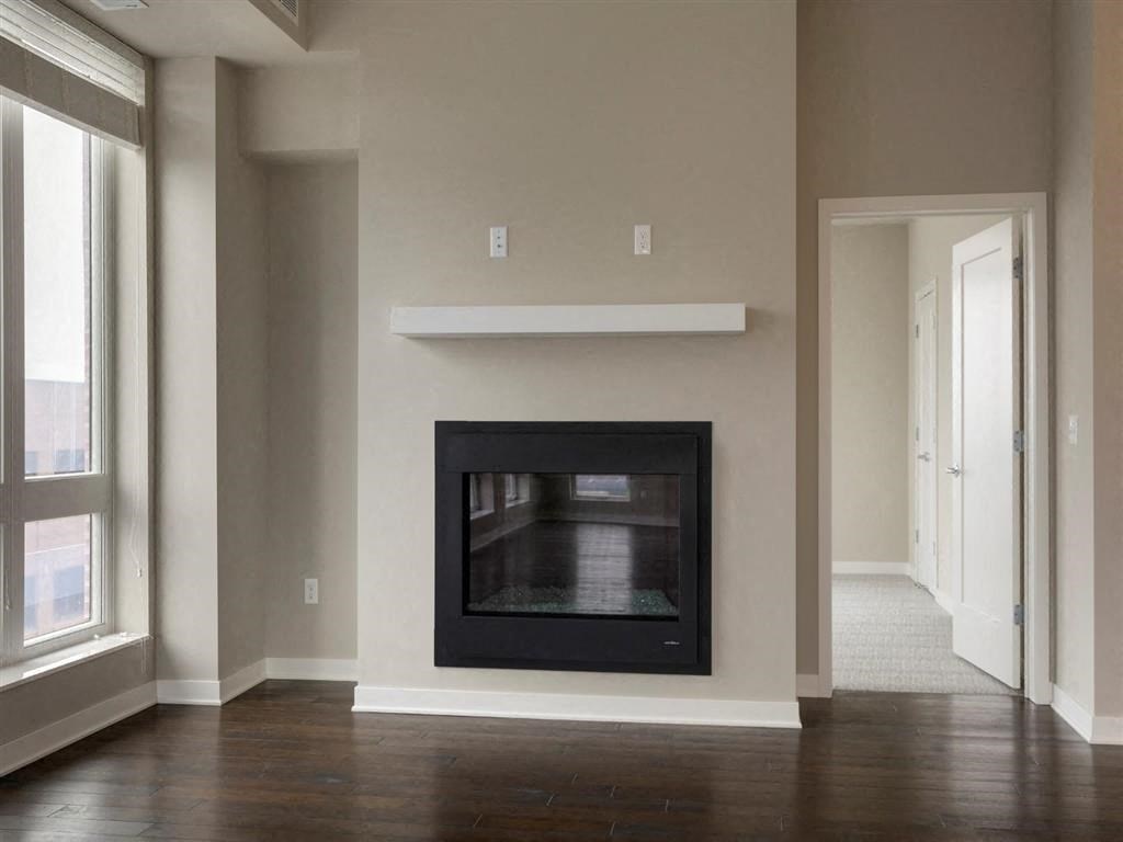 penthouse with gas fireplace