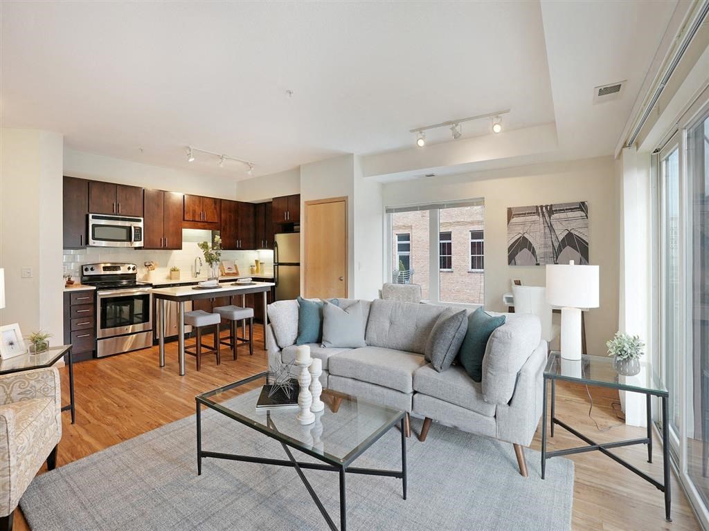 spacious living room