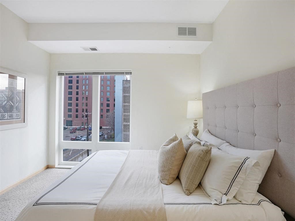 large carpeted bedrooms