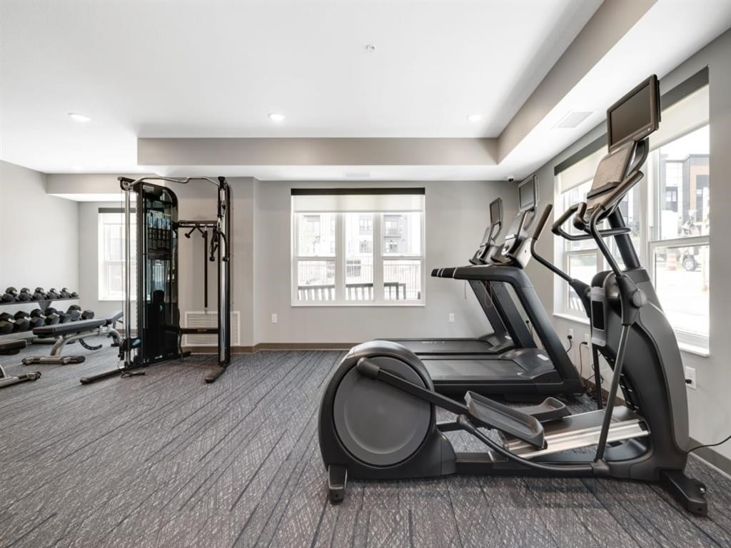the apartments at masse corner 205 fitness room