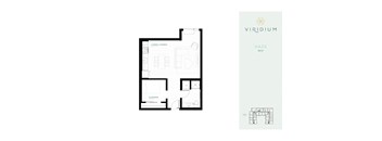floor plan of 1 bedroom