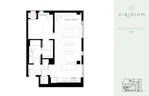 floor plan of aquamarine