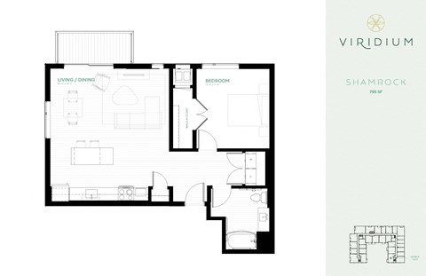 floor plan of shamrock