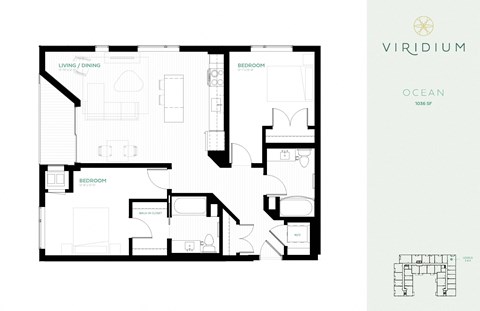 floor plan of ocean apartment