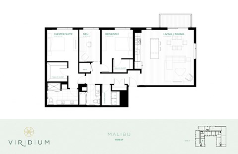 floor plan of penthouse
