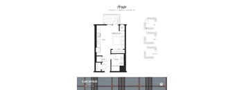 the floor plan of the apartment