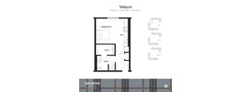 a floor plan of a bedroom apartment