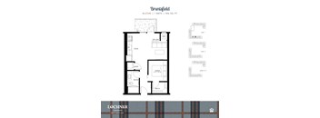the floor plan of the apartment