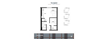 the floor plan of the apartment
