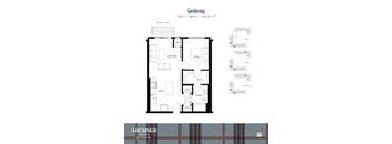 floor plan of the first level of the home