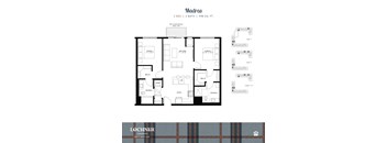 the floor plan of the apartment