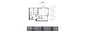 the floor plan of the condo