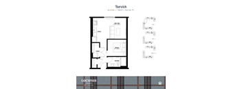 the floor plan of the apartment