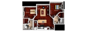 2 Bedroom 2 Bathroom