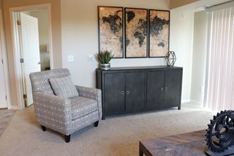 Living Room at Rivers Edge Apartments, Otsego, MN