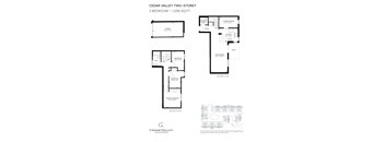 the cleary residences cedar valley two story floor plans
