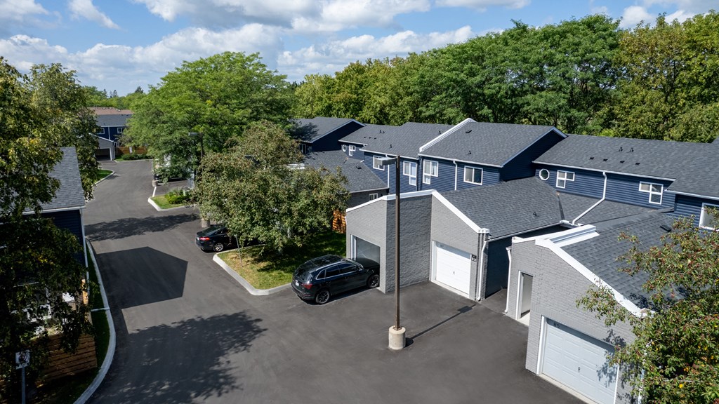 Exterior view of 2 and 3 bedroom towns