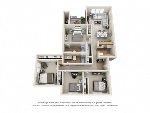 3724 N. Cook St. 1-4 Beds Apartment, Affordable for Rent - Photo Gallery 5