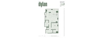 a floor plan of the apartments