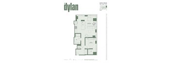 a floor plan of the apartments