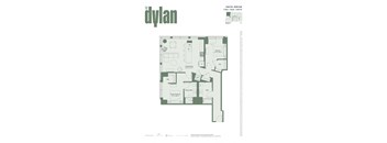 a floor plan of the apartments