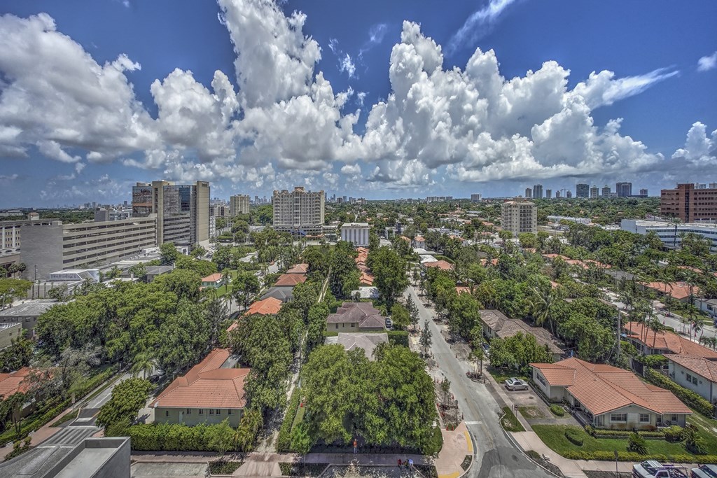 an aerial view of the city of durban