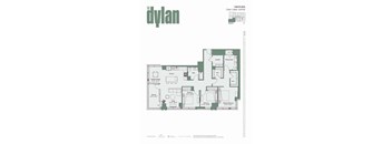 a floor plan of the apartments