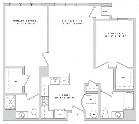 a floor plan of a home