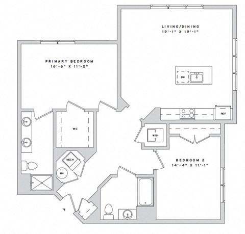 a floor plan of a home