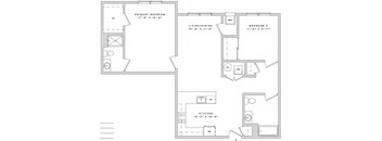 a floor plan of a home