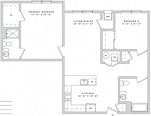 a floor plan of a home