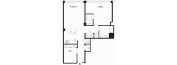 a blueprint of a floor plan of a house