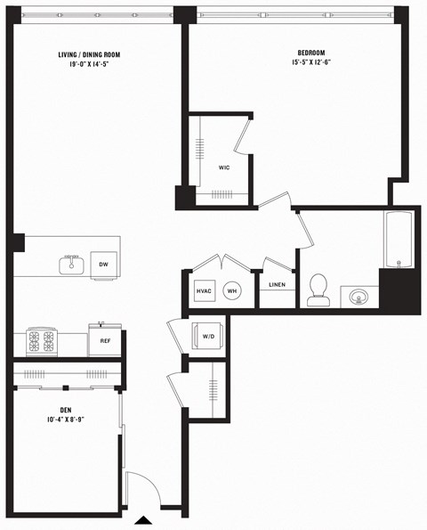 a blueprint of a floor plan of a house