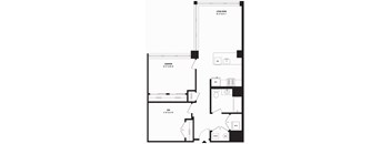 a blueprint of a floor plan of a house