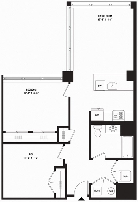 a blueprint of a floor plan of a house