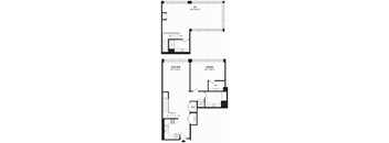 a blueprint of a floor plan of a house