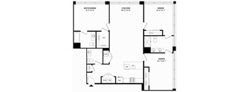 a blueprint of a floor plan of a house