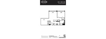 a floor plan of the edison lofts