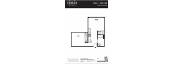 a floor plan of a bedroom apartment