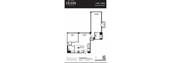 the floor plan of the edison lofts