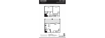 the floor plan of edison lofts