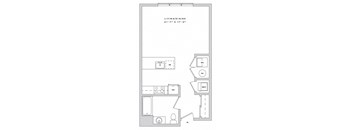 a floor plan of a small apartment