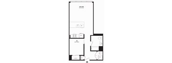 a blueprint of a floor plan for a small house