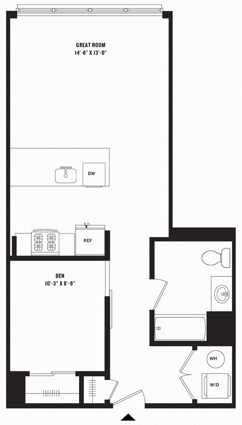 a blueprint of a floor plan for a small house