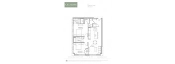 the floor plan of the condo